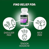 Excedrin Tension Headache Relief Caplets Without Aspirin for Head, Neck and Shoulder Pain Relief - 100 Count