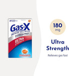 Gas-X Ultra Strength Gas Relief Softgels with Simethicone 180 mg for Bloating Relief - 50 Count