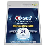 Crest 3D Whitestrips, Radiant Express with LED Accelerator Light, Teeth Whitening Strip Kit, 40 Strips (20 Count Pack) Brand: Crest