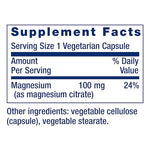 Life Extension Magnesium Citrate, 100 Mg, 100 Capsules