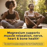 Nature Made Magnesium Complex with Vitamin D and Zinc Supplements, Magnesium Supplement for Muscle, Nerve, Heart & Bone Support with Vitamin D3 & Zinc for Immune Support, 60 Capsules, 30 Day Supply