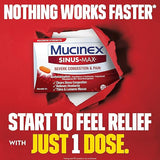 Mucinex Sinus-Max Maximum Strength Severe Congestion & Pain, Sinus Symptom Relief, Pain Reliever, Expectorant and Nasal Decongestant, 20 Caplets (Pack of 1)