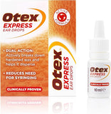 Otex Express Ear Drops for Hardened Ear Wax, 10ml