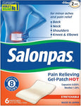 Salonpas Salonpas Pain Relieving Gel-Patch Hot, 6 each (Pack of 1)