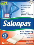 Salonpas Salonpas Pain Relieving Gel-Patch Hot, 6 each (Pack of 1)