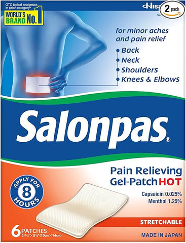 Salonpas Salonpas Pain Relieving Gel-Patch Hot, 6 each (Pack of 1)