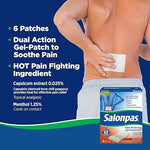 Salonpas Salonpas Pain Relieving Gel-Patch Hot, 6 each (Pack of 1)