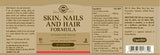 Solgar Skin,Nails & Hair Advanced MSM Formula 60 Tablets