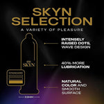 SKYN Selection Non-Latex Condoms - 12 Count - New Variety - SKYN Original, Excitation, Elite & Elite Extra Lube