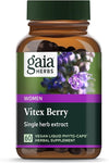 Gaia Herbs Vitex Berry - Supports Hormone Balance & Fertility for Women - Healthy Progesterone for Menstrual Health - 60 Vegan Caps (30-Day Supply)