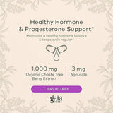 Gaia Herbs Vitex Berry - Supports Hormone Balance & Fertility for Women - Healthy Progesterone for Menstrual Health - 60 Vegan Caps (30-Day Supply)