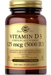 Solgar Vitamin D3 125 Mcg (5000Iu) 120 Vegetables Capsuls