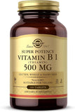 Solgar Vitamin B1 (Thiamin) - 100 Tablets - Super Potency, 500mg Formula - Non-GMO, Vegan, Gluten Free, Kosher, Halal - 100 Servings