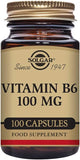 Solgar Vitamin B6 Vegetable Capsules, 100 mg, 100 Count