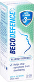 Becodefence, Nasal Spray – AllergyHay Fever Defence from the First Signs of Symptoms – Gets to Work in 3 Minutes NonDrowsy 120 Sprays, 20 ml