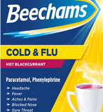 Beechams Cold & Flu Hot Blackcurrant - 5 Sachets