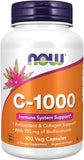 NOW Supplements, Vitamin C-1,000 with 100 mg of Bioflavonoids, Antioxidant Protection*, 100 Veg Capsules