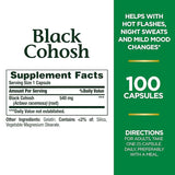 Nature's Bounty, Black Cohosh, 540 mg, 100 Capsules