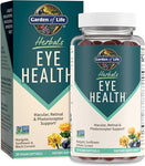 Garden of Life Herbals Eye Health Supplement with Sunflower & Safflower Oil, Lutein, Zeaxanthin & Black Currant for Dry Eyes & Healthy Vision Support – Non-GMO, Gluten-Free, Berry Flavor, 30 Servings