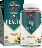 Garden of Life Herbals Eye Health Supplement with Sunflower & Safflower Oil, Lutein, Zeaxanthin & Black Currant for Dry Eyes & Healthy Vision Support – Non-GMO, Gluten-Free, Berry Flavor, 30 Servings