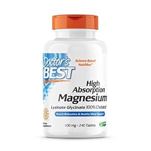 Doctor's Best, High Absorption Magnesium, 100% Chelated, 240 Tablets