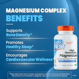 Doctor's Best, High Absorption Magnesium, 100% Chelated, 240 Tablets