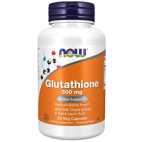 Now Foods Glutathione 500mg -Pack Of 60 Capsules