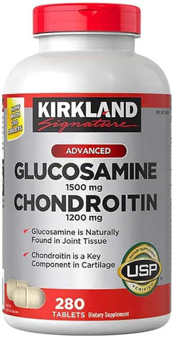 Kirkland Signature Extra Strength Glucosamine Chondroitin Tablets, 280 Count