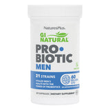 Natures Plus GI Natural Probiotic Men 18 Strains 30 Capsules