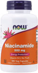 Now Foods Niacinamide 500mg Vitamin B-3 Capsules, 100 Count