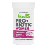 Natures Plus GI Natural Probiotic Womens 18 Strains 30 Capsules