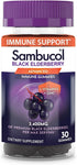 Sambucol Black Elderberry Gummies - Elderberry with Zinc and Vitamin C for Adults, Sambucus Elderberry Gummies, Immune Support Gummies - 30 Count