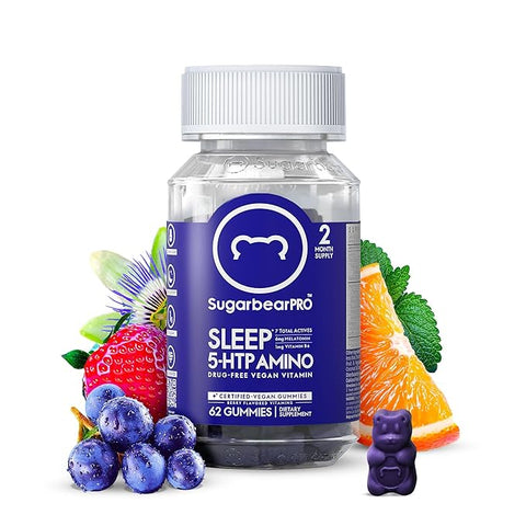 Sugarbear Sleep, Vegan Gummy Vitamins 60 Gummies