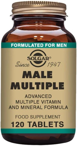 Solgar Male Multiple Dietary Supplement 120 Tablets