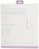 FridaBaby Women's Labor and Delivery Gown by Frida Mom| Easy-Snap, Tagless, Skin-to-Skin Access for Nursing and Full Coverage in The Back (Charcoal)