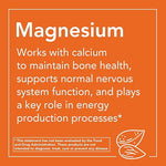 NOW Supplements, Magnesium Citrate, Enzyme Function*, Nervous System Support*, 120 Veg Capsules