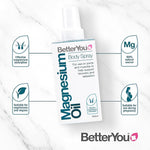 BetterYou Magnesium Oil Body Spray, Pure and Natural Source of Magnesium Chloride, Magnesium Spray Supplement, Supports Muscle Recovery, Vegan & Palm-Oil Free, 100ml (600 Sprays)