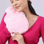 CareSoul Medium-Sized Ultra Premium Silicon Hot Water Bottles, with Supersoft Faux Fur Cover (1 litre)