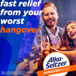 Alka-Seltzer Hangover Relief Tablets, Fast Relief Starts In About 15 Minutes for Headaches, Body Aches & Mental Fatigue, Bachelorette & Bachelor Party Packs 20 Count