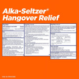 Alka-Seltzer Hangover Relief Tablets, Fast Relief Starts In About 15 Minutes for Headaches, Body Aches & Mental Fatigue, Bachelorette & Bachelor Party Packs 20 Count