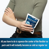 Instant Ready-To-Use Cold Ice Pack–(JUST SQUEEZE, SHAKE & ICE) Disposable Cold Therapy Ice Packs