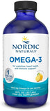 Nordic Naturals Omega-3, Lemon Flavor - 8 oz - 1560 mg Omega-3 - Fish Oil - EPA & DHA - Immune Support, Brain & Heart Health, Optimal Wellness - Non-GMO - 48 Servings