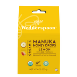 Organic Manuka Honey Drops with Bee Propolis Lemon Flavour Wellness