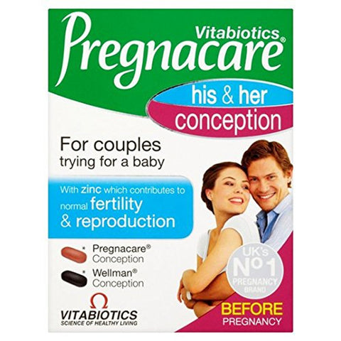 Pregnacare Him & Her Conception, Before Pregnancy60 Tablets (30 Day Supply)