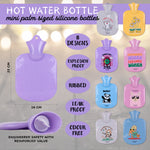 CareSoul Mini Hand Sized Silicone Hot Water Bottle, without Cover (Size:800ml)