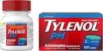 Tylenol PM Extra Strength Nighttime Pain Reliever & Sleep Aid Caplets, 500 mg Acetaminophen & 25 mg Diphenhydramine HCl, Relief for Nighttime Aches & Pains, Non-Habit Forming, 100 ct