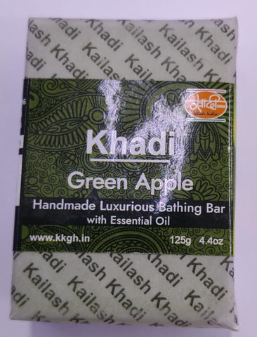 kailash khadi soap (pack of 4) (Green Apple)