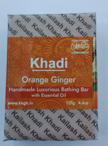 kailash khadi soap (pack of 4)  (Orange Ginger )