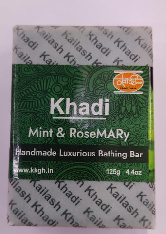 kailash khadi soap (pack of 4)  (Mint & Rosemary )