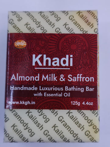 kailash khadi soap (pack of 4)  ( Almond Milk&Saffron)